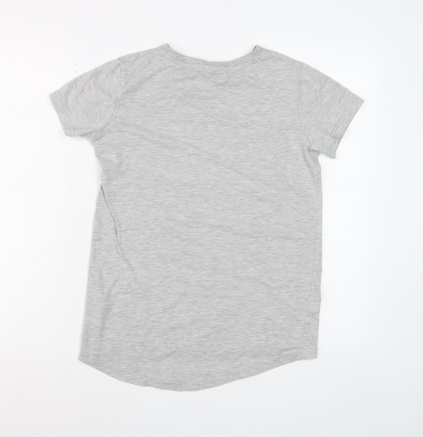 Harry Potter Girls Grey Sequin Crest Short Sleeve T-Shirt 12-13 Years