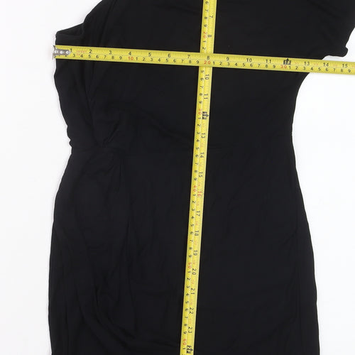ASOS Women’s Black One Shoulder Bodycon Dress Size 8
