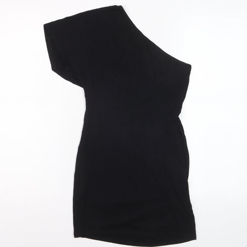 ASOS Women’s Black One Shoulder Bodycon Dress Size 8