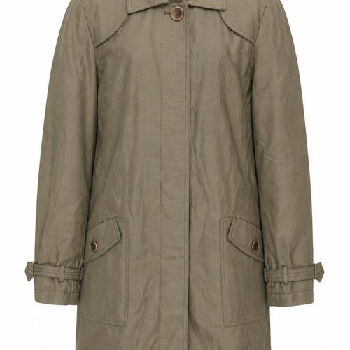 Jones New York Men's Brown Mid-Length Trench Coat Size M
