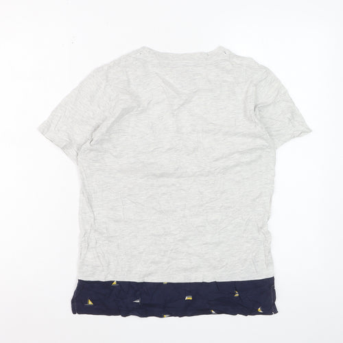 DC Shoes Boys Grey Cotton Crew Neck Pocket T-Shirt Size 12 Years