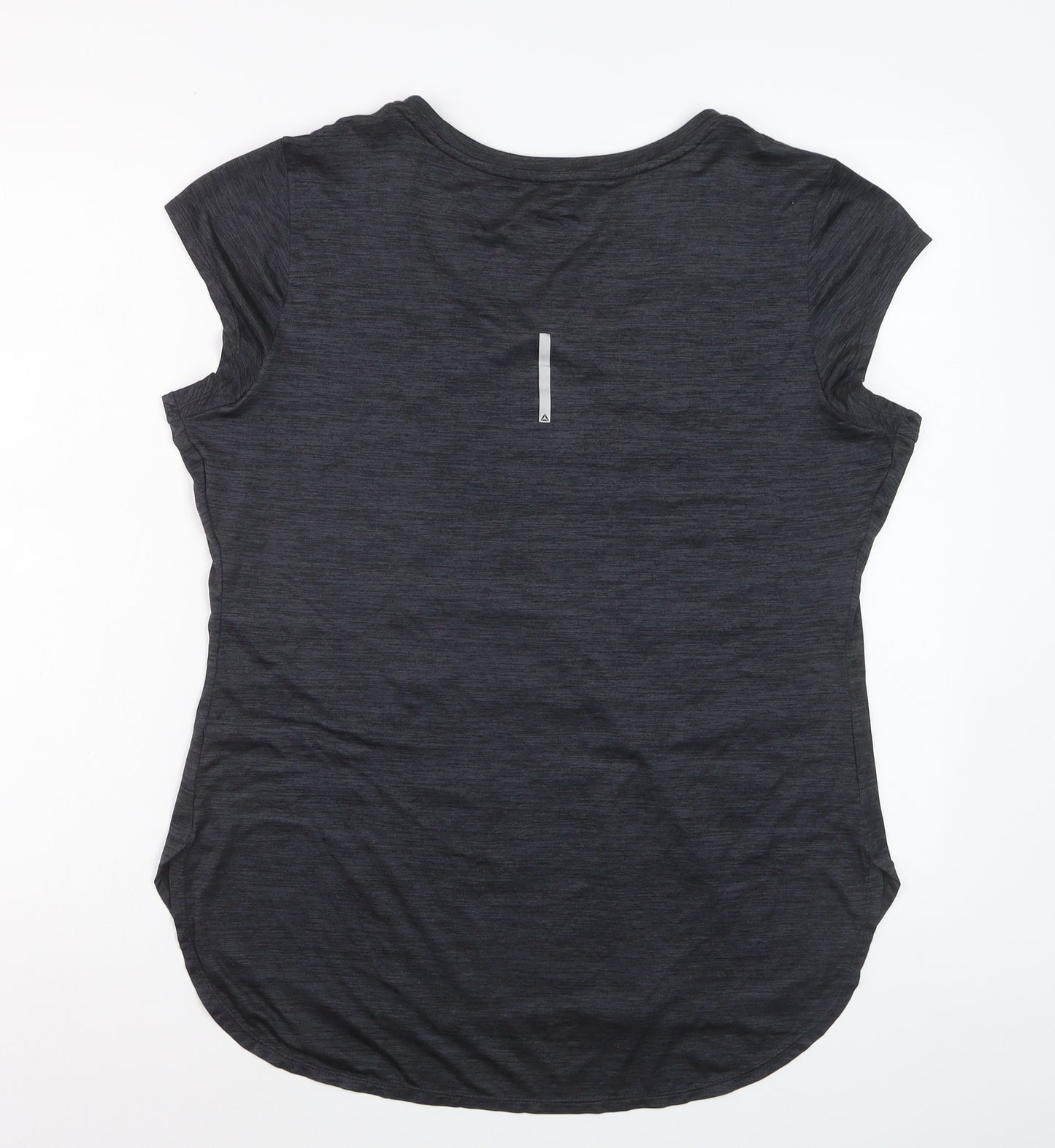 Reebok Womens Black XL Activewear T-Shirt Lightweight Gym Top
