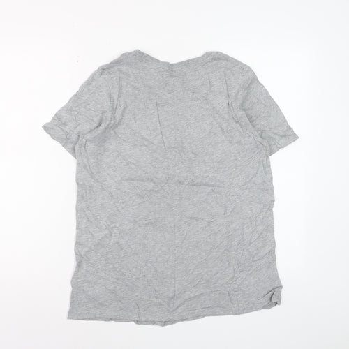 Nike Boys Grey Athletic Fit Logo T-Shirt Size 13-15 Years