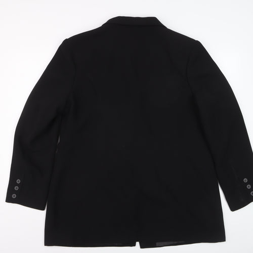 Joella Di Marco Women's Black Size 20 Single-Breasted Blazer