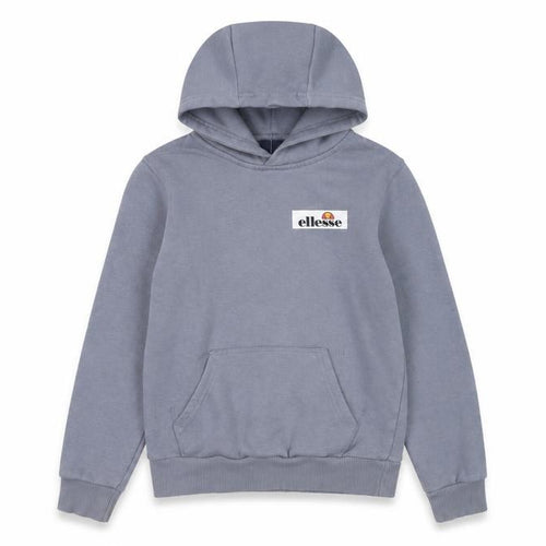 Ellesse Boys Grey Pullover Hoodie 8-9 Years Cotton Blend Casual Sweatshirt