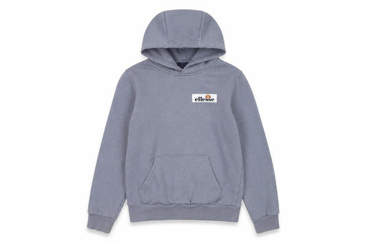 Ellesse Boys Grey Pullover Hoodie 8-9 Years Cotton Blend Casual Sweatshirt