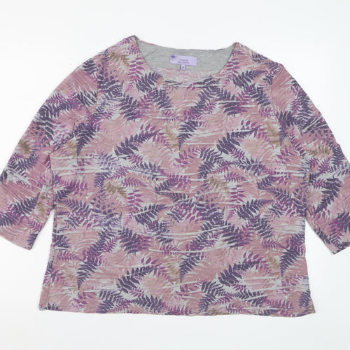 Honor Millburn Women’s Multicoloured Floral Tunic Blouse Size 18