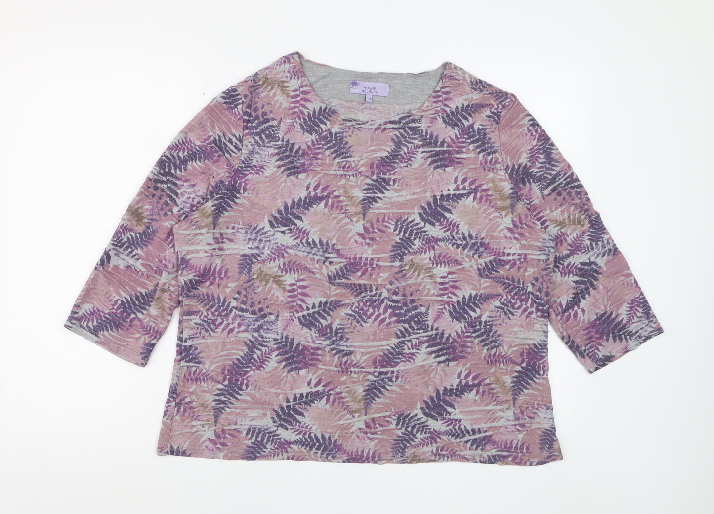 Honor Millburn Women’s Multicoloured Floral Tunic Blouse Size 18