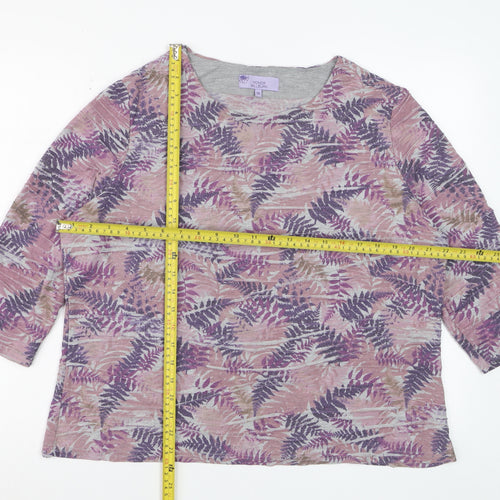 Honor Millburn Women’s Multicoloured Floral Tunic Blouse Size 18