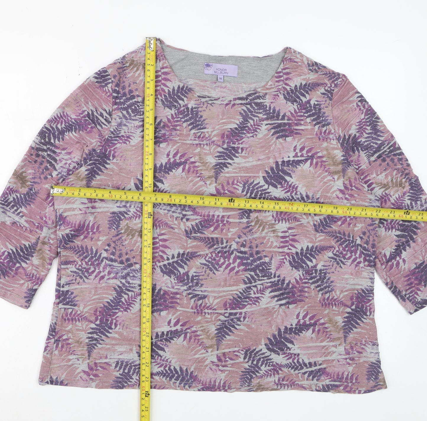 Honor Millburn Women’s Multicoloured Floral Tunic Blouse Size 18