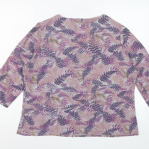 Honor Millburn Women’s Multicoloured Floral Tunic Blouse Size 18