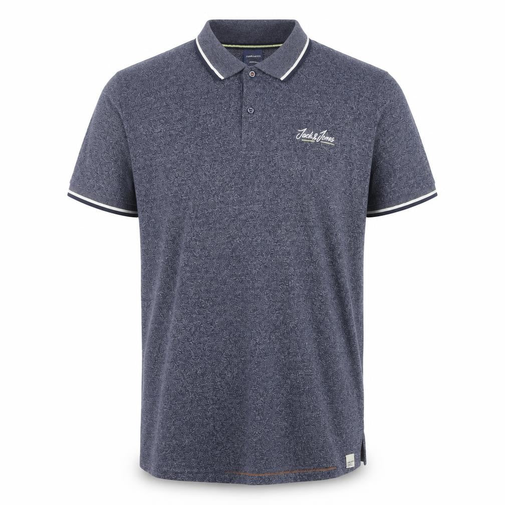 Jack & Jones Originals Men's Blue Short Sleeve Polo XXL Classic Fit