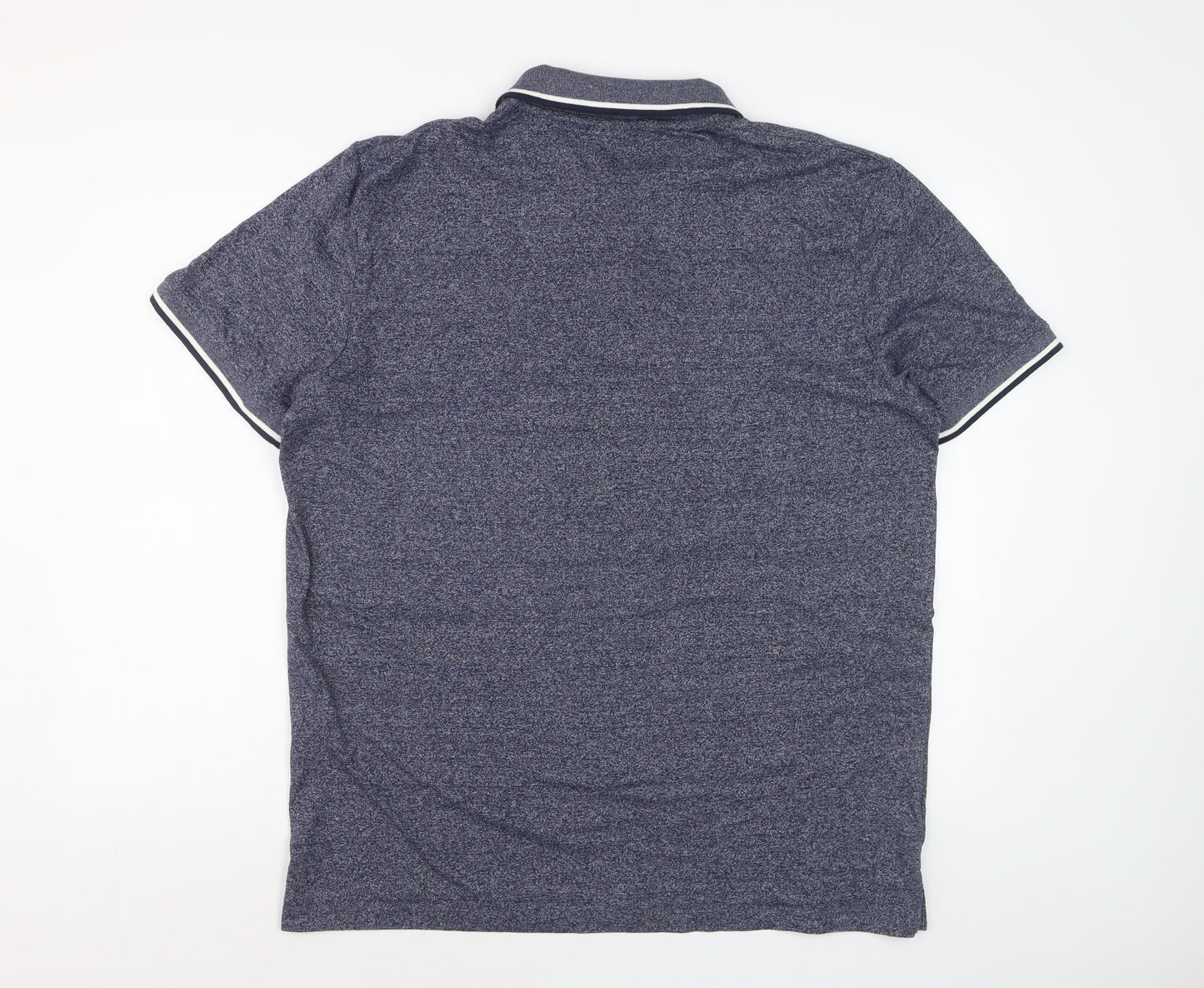 Jack & Jones Originals Men's Blue Short Sleeve Polo XXL Classic Fit