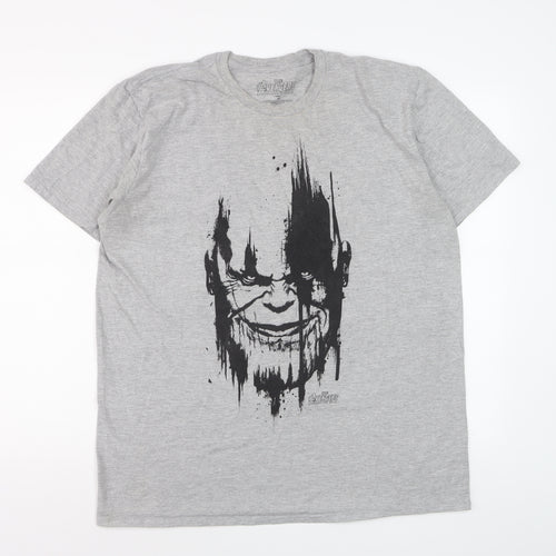 Marvel Avengers Infinity War Grey Graphic T-Shirt Men's XL