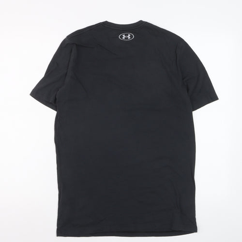 Under Armour Men's Black Small Relaxed Fit T-Shirt
