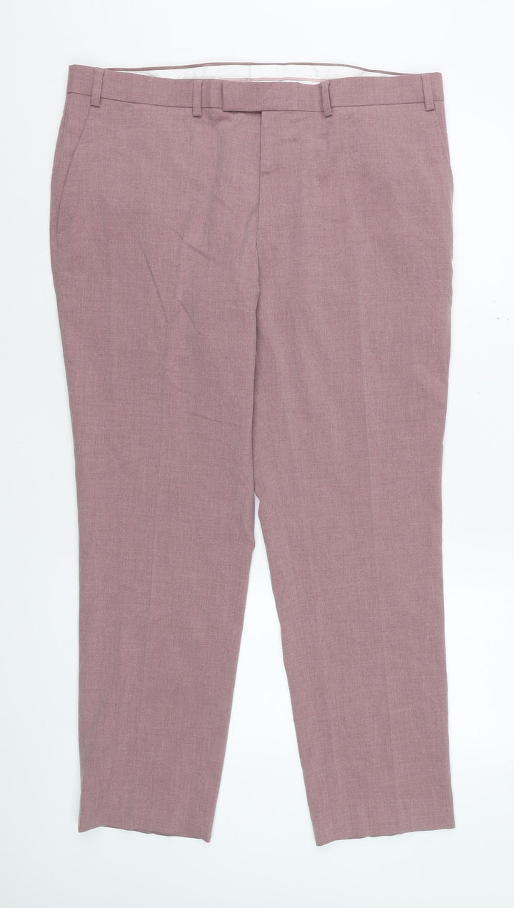 Marks and Spencer Men’s Pink Classic Dress Pants 38W 29L