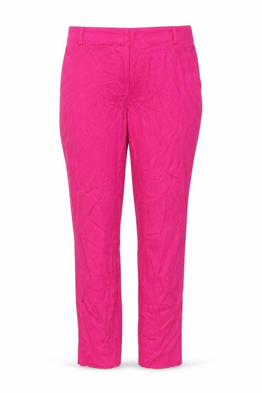 Long Tall Sally Women's Pink Straight Leg Trousers Size 14 Tall