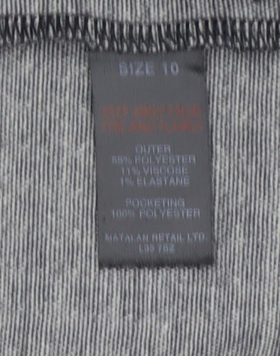 Et Vous Women's Grey Houndstooth Single-Breasted Blazer Size 10