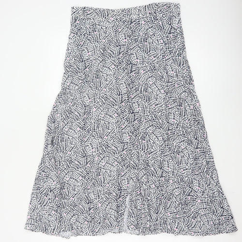 Marks and Spencer Women's Multicoloured A-Line Midi Skirt Size 12