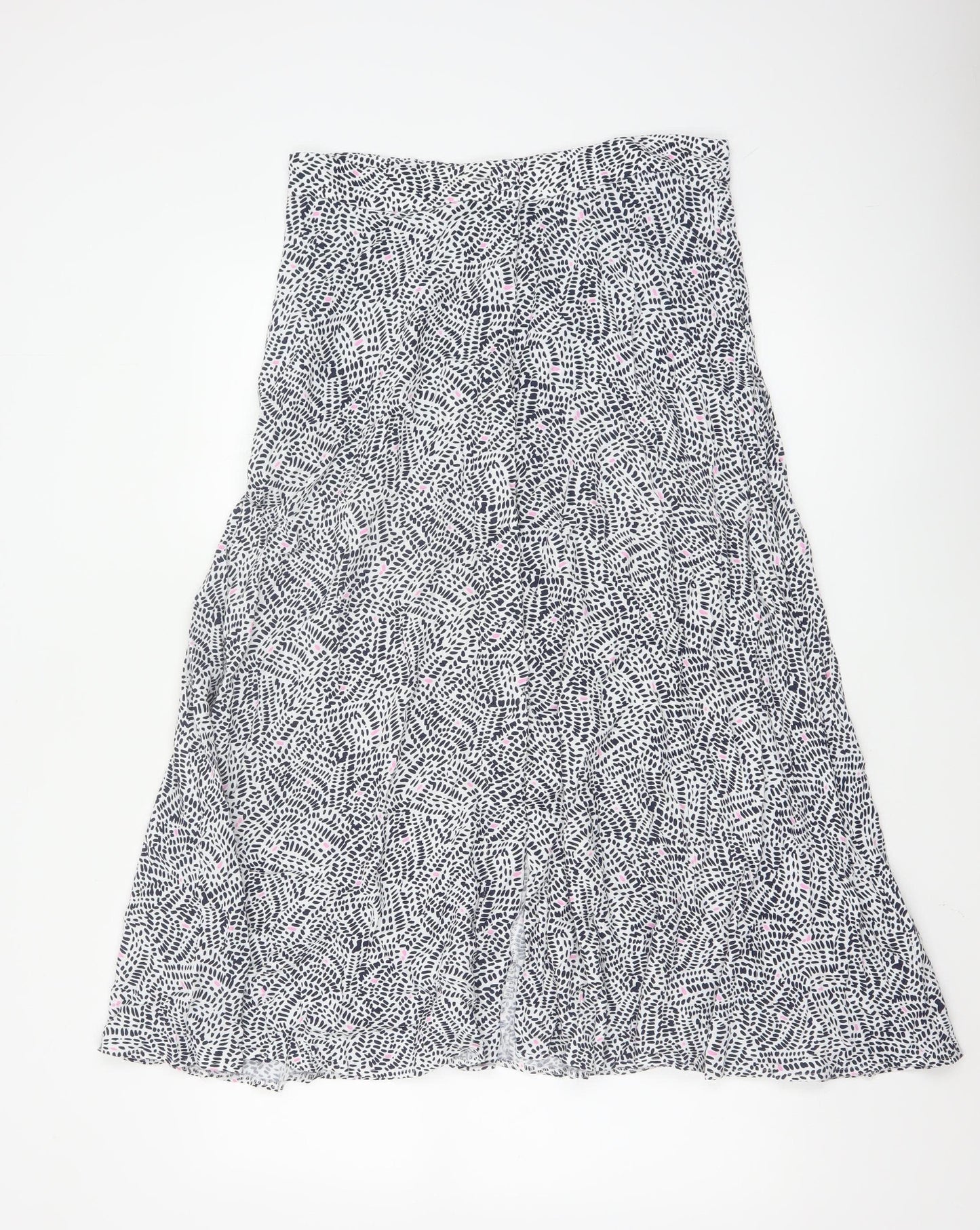 Marks and Spencer Women's Multicoloured A-Line Midi Skirt Size 12