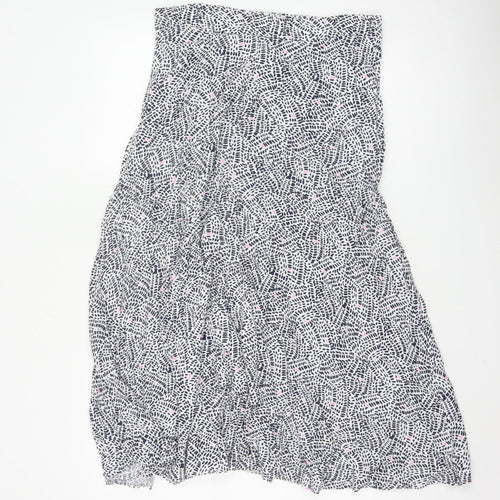 Marks and Spencer Women's Multicoloured A-Line Midi Skirt Size 12
