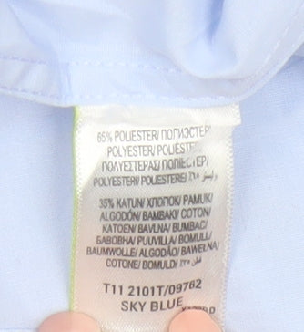 Marks and Spencer Men's Sky Blue Tailored Fit Dress Shirt 19in