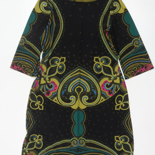 Linea Women’s Multicoloured Paisley Shift Dress Size 12