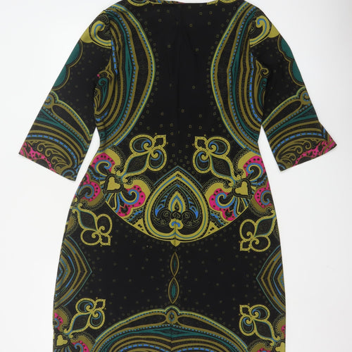 Linea Women’s Multicoloured Paisley Shift Dress Size 12