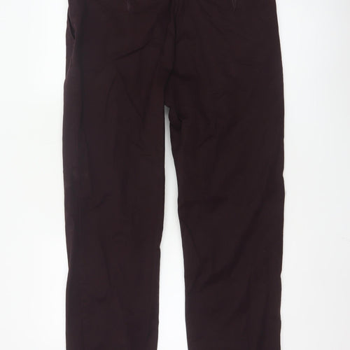 Marks and Spencer Men's Brown Regular Fit Chino Trousers 38W 31L
