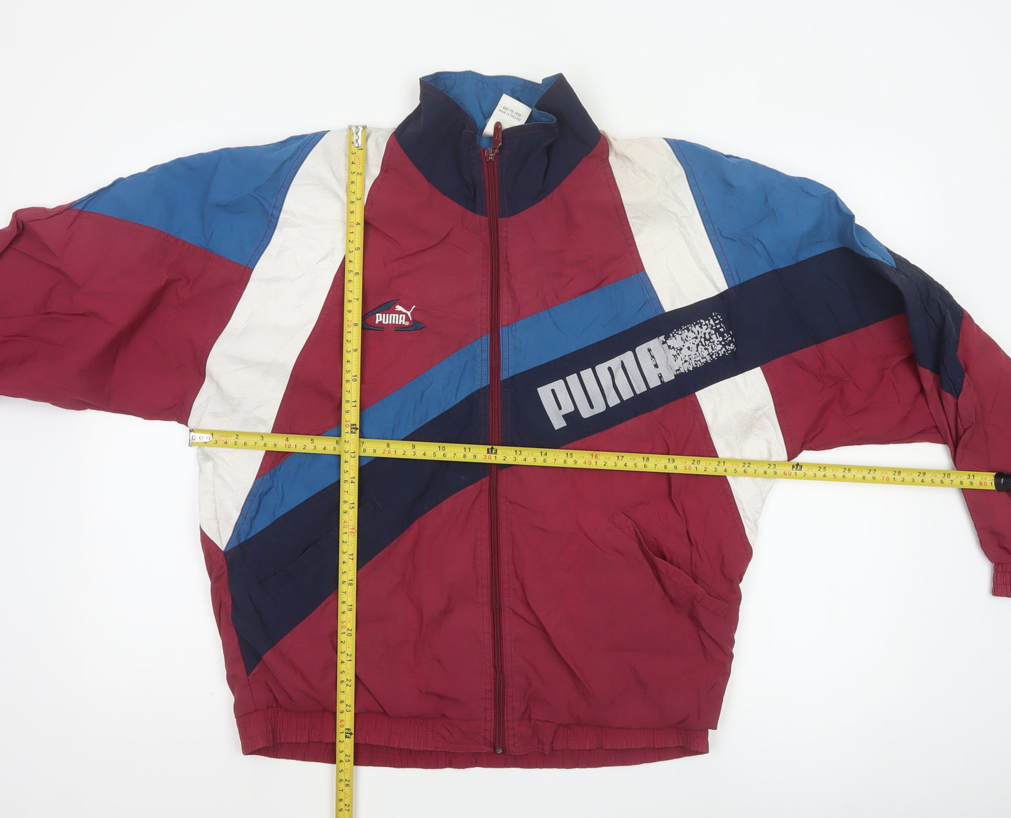 Puma Womens Multicoloured S Retro 90s Windbreaker Jacket