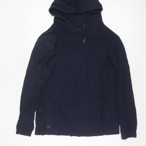 Regatta Women’s Navy Pullover Hoodie UK 12 Cotton Casual Outdoor Sweatshirt