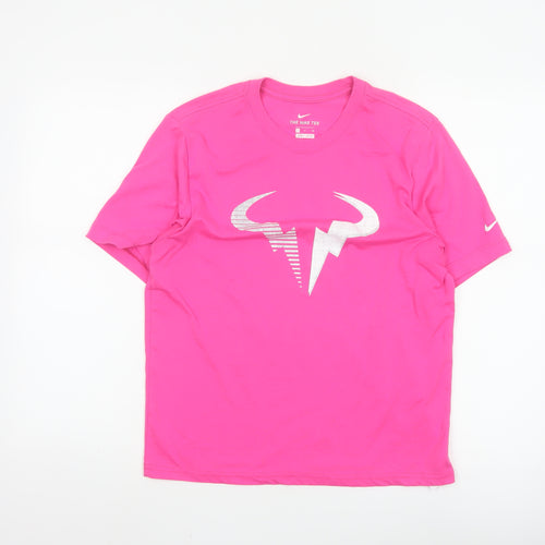 Nike Women’s Pink Dri-FIT T-Shirt Small Short Sleeve Active Top