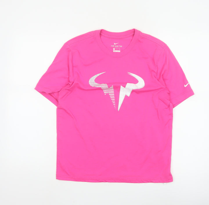 Nike Women’s Pink Dri-FIT T-Shirt Small Short Sleeve Active Top