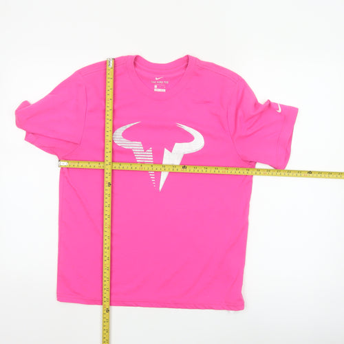 Nike Women’s Pink Dri-FIT T-Shirt Small Short Sleeve Active Top