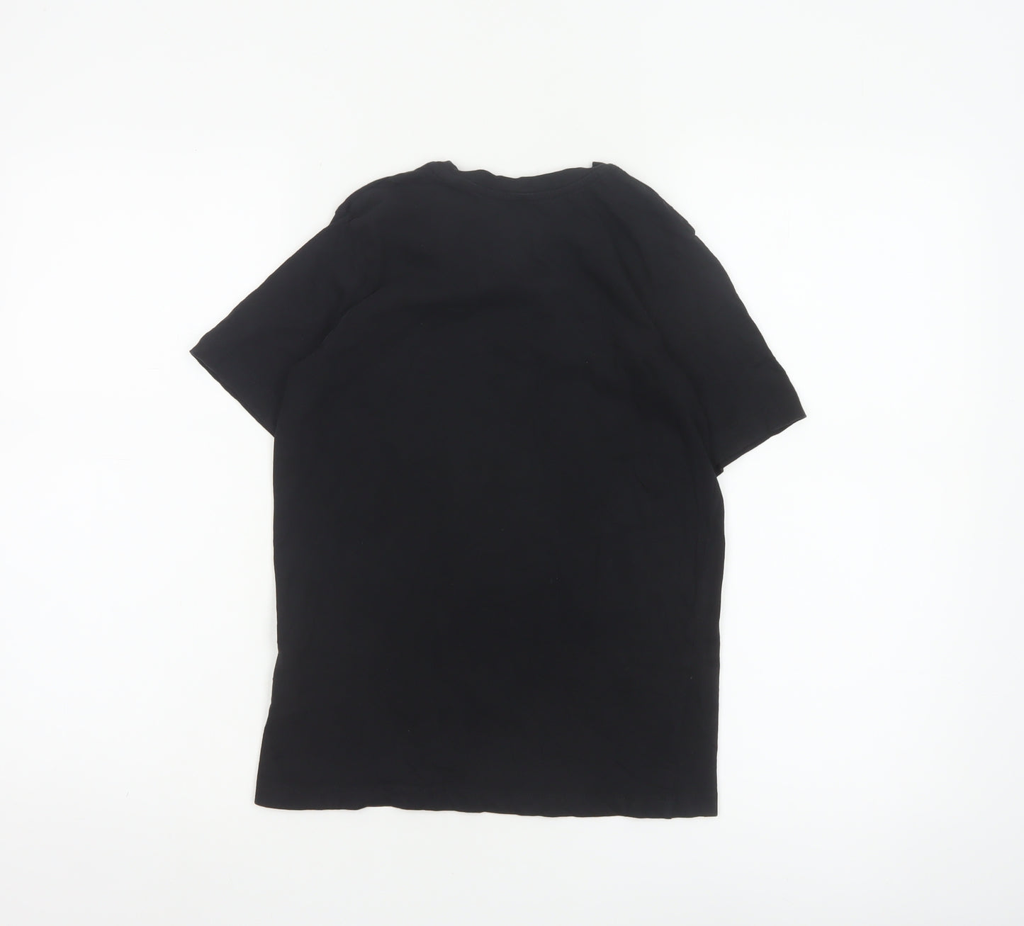Jack & Jones Boys Black 12 Years Logo Cotton Short Sleeve T-Shirt
