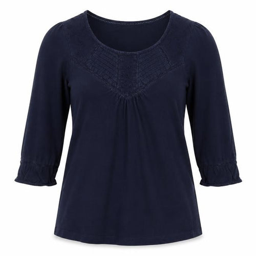 FatFace Women's Blue Cotton Tunic Blouse Size 8