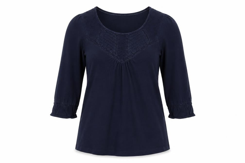 FatFace Women's Blue Cotton Tunic Blouse Size 8