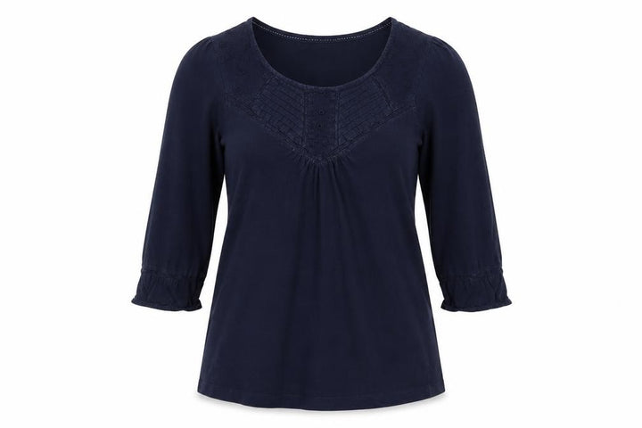 FatFace Women's Blue Cotton Tunic Blouse Size 8