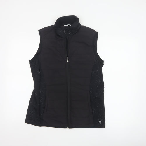 Marks and Spencer Womens Black Size 14 Quilted Bodywarmer