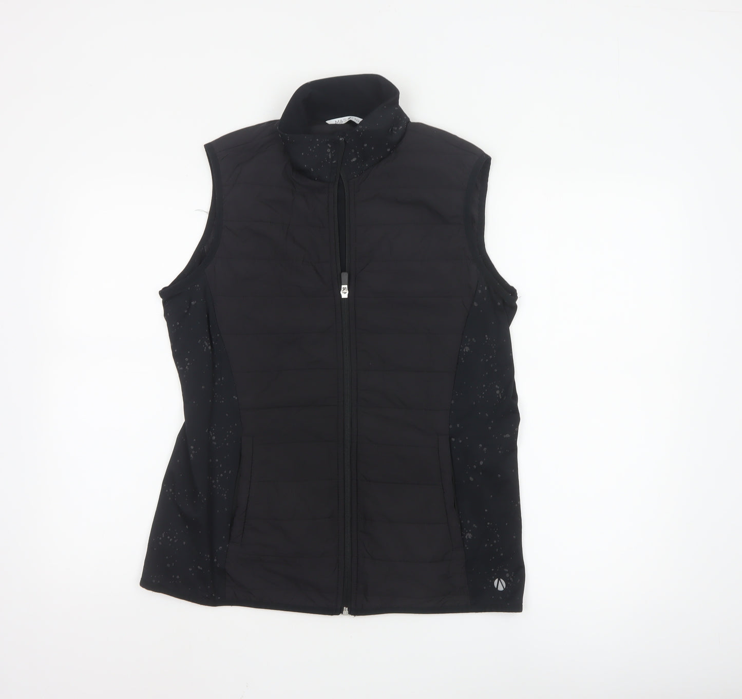 Marks and Spencer Womens Black Size 14 Quilted Bodywarmer