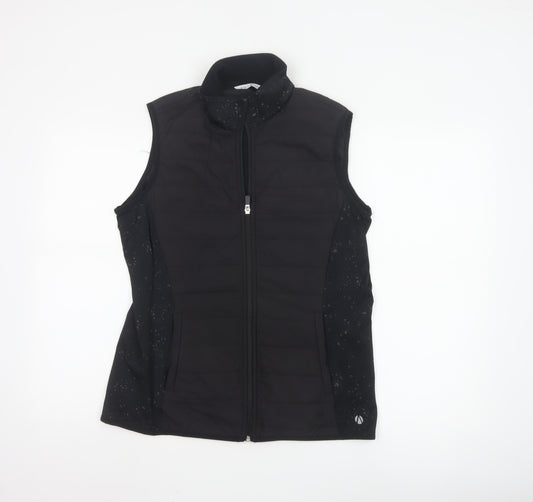 Marks and Spencer Womens Black Size 14 Quilted Bodywarmer