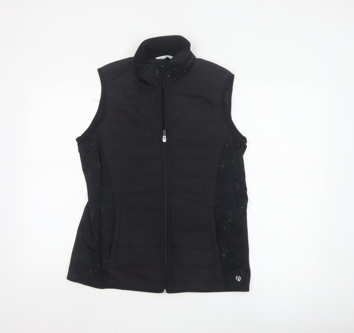 Marks and Spencer Womens Black Size 14 Quilted Bodywarmer