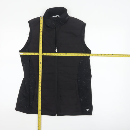 Marks and Spencer Womens Black Size 14 Quilted Bodywarmer