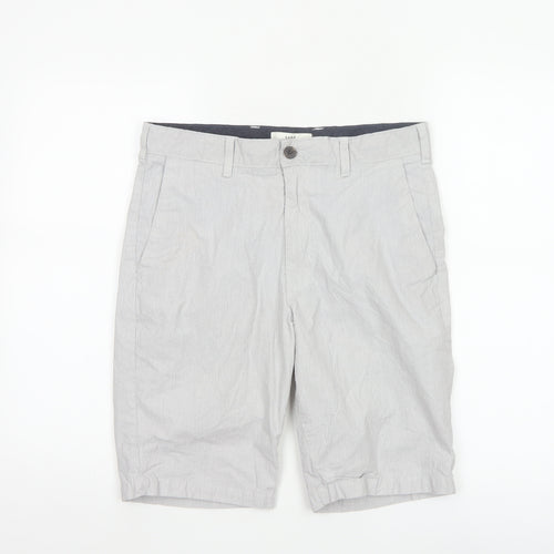 Marks and Spencer Men’s Grey Chino Shorts Size 30 Regular Fit