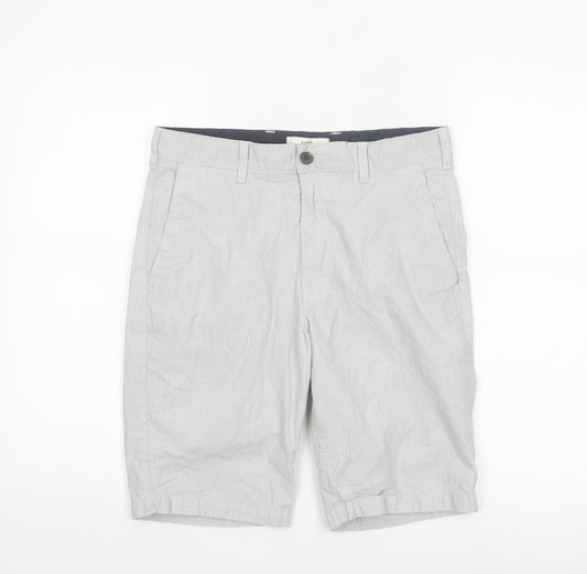 Marks and Spencer Men’s Grey Chino Shorts Size 30 Regular Fit