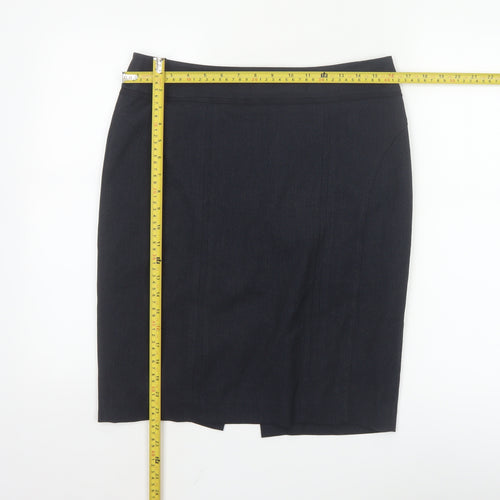 Next Women’s Black Knee Length Pencil Skirt Size 12