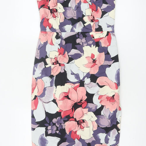 Coast Women’s Multicoloured Floral Sheath Dress Size 10