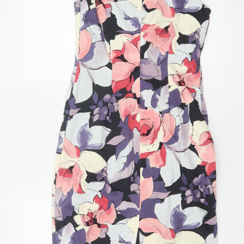 Coast Women’s Multicoloured Floral Sheath Dress Size 10