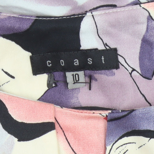 Coast Women’s Multicoloured Floral Sheath Dress Size 10