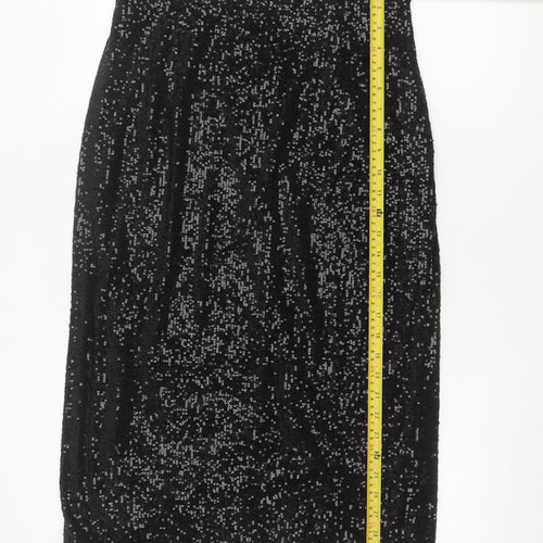 Marks and Spencer Women’s Black Sequin Pencil Skirt Size 10